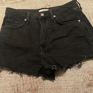 Forever 21 Black Jean Shorts